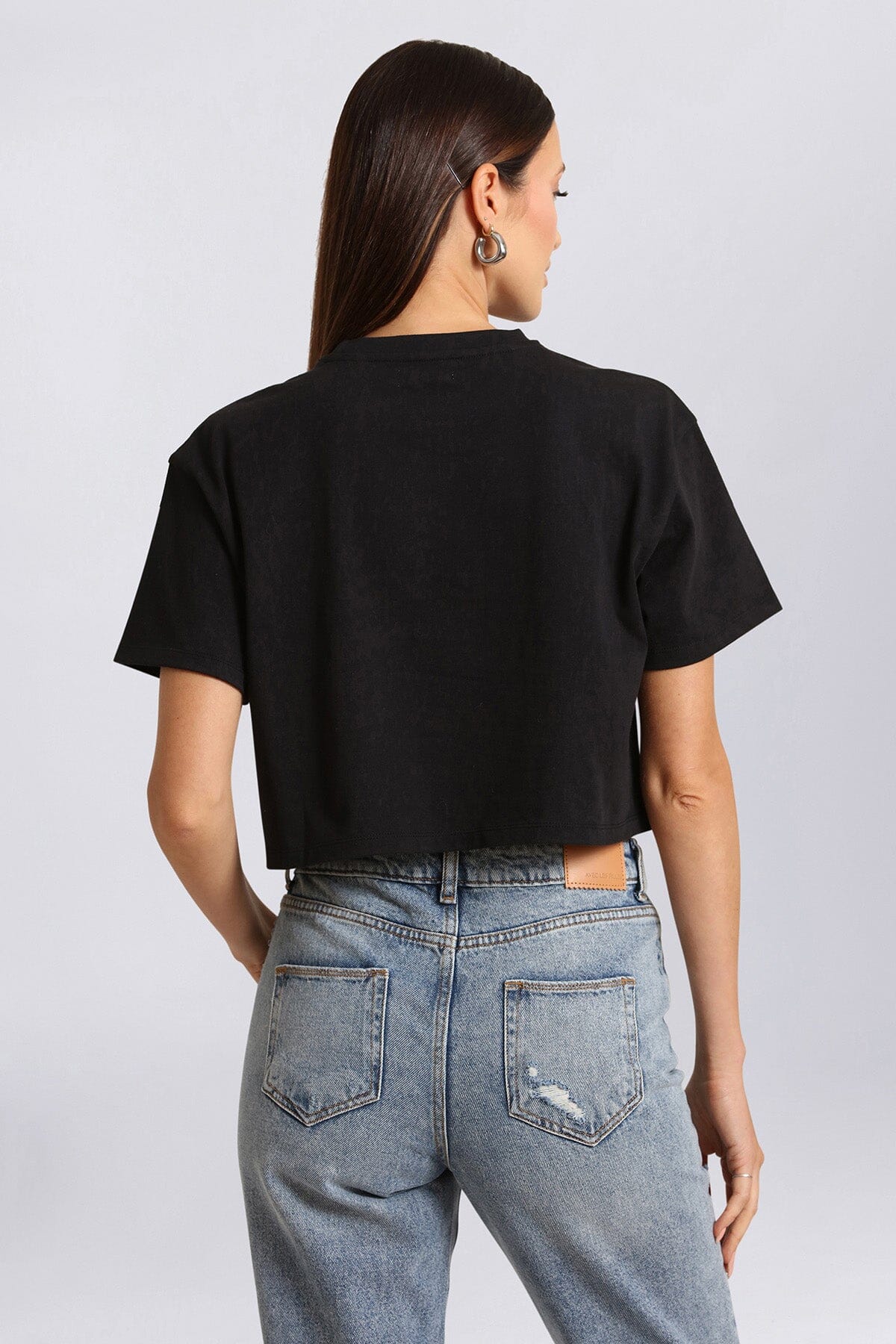 Logo Cropped Cotton T-Shirt - Image 12