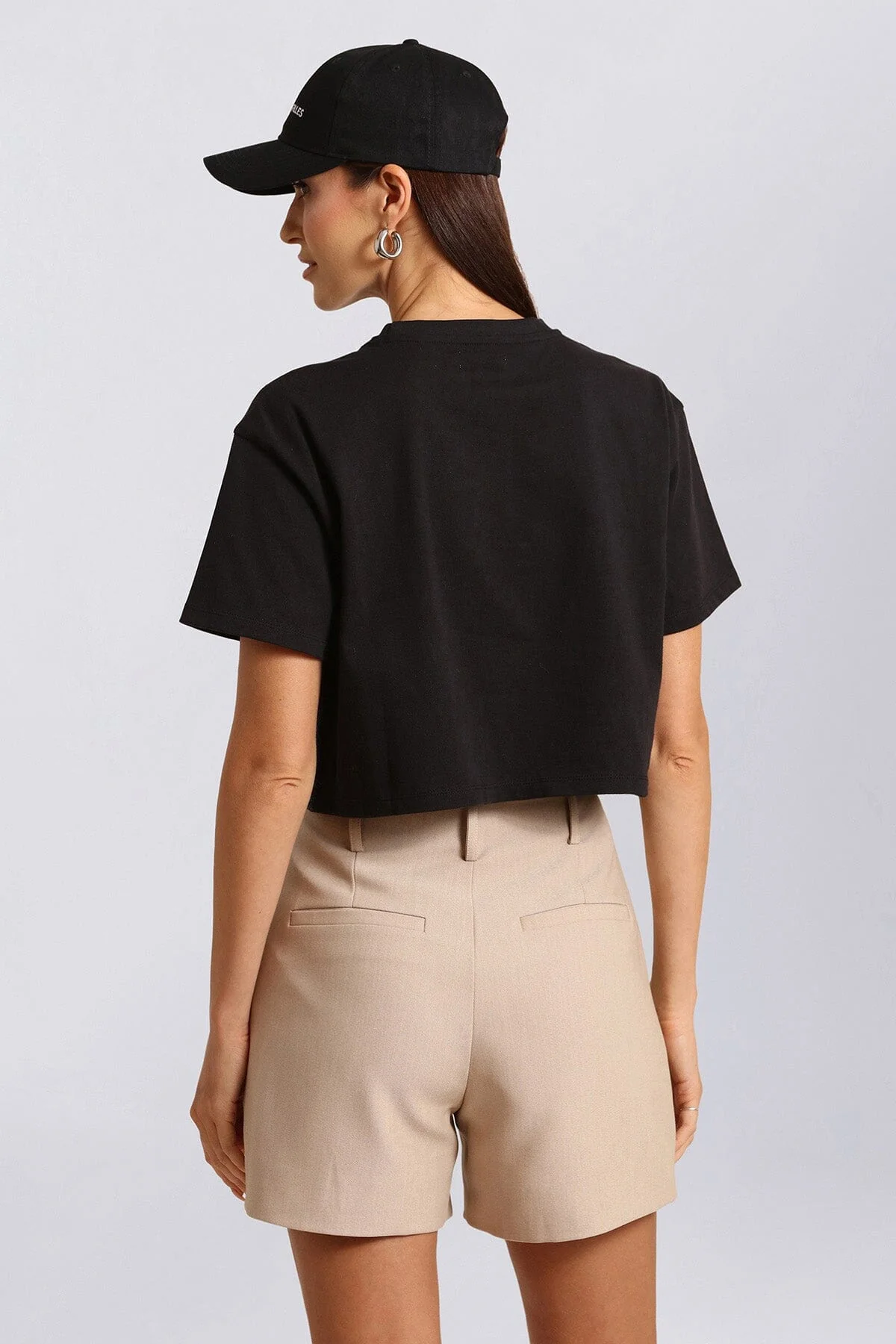 Logo Cropped Cotton T-Shirt - Image 14