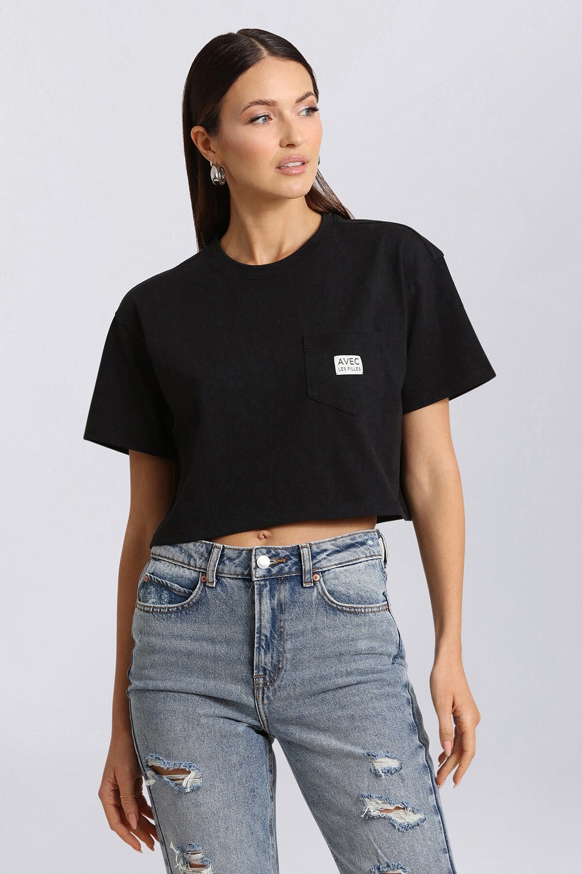 Logo Cropped Cotton T-Shirt - Image 15