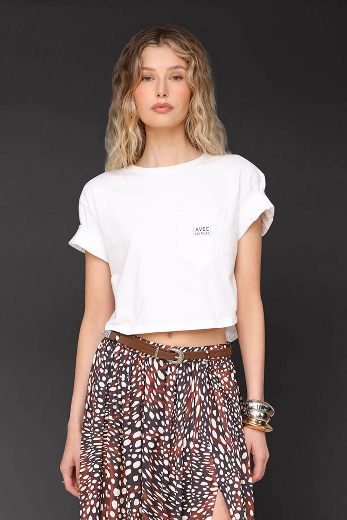 Logo Cropped Cotton T-Shirt - Image 7