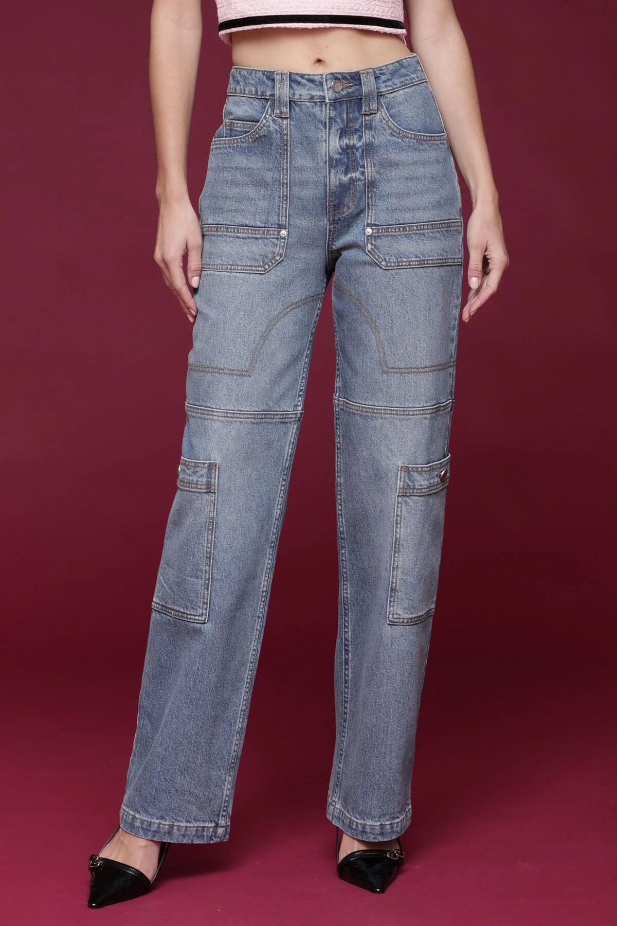 Straight Leg Carpenter Jeans - Image 3