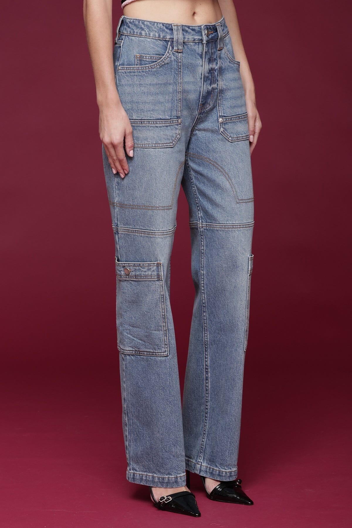 Straight Leg Carpenter Jeans - Image 4