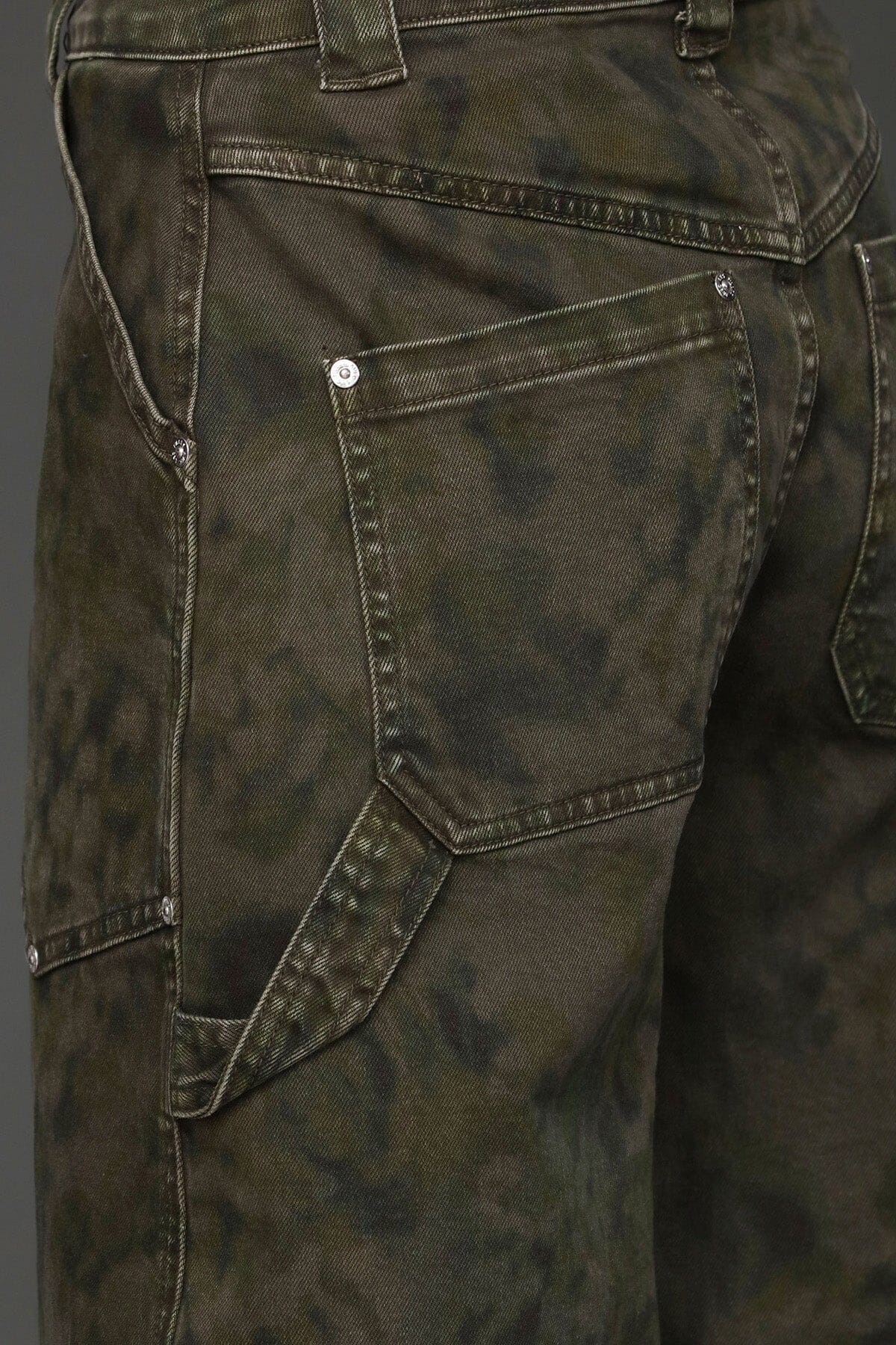 Camo Cargo Barrel Jeans - Image 7