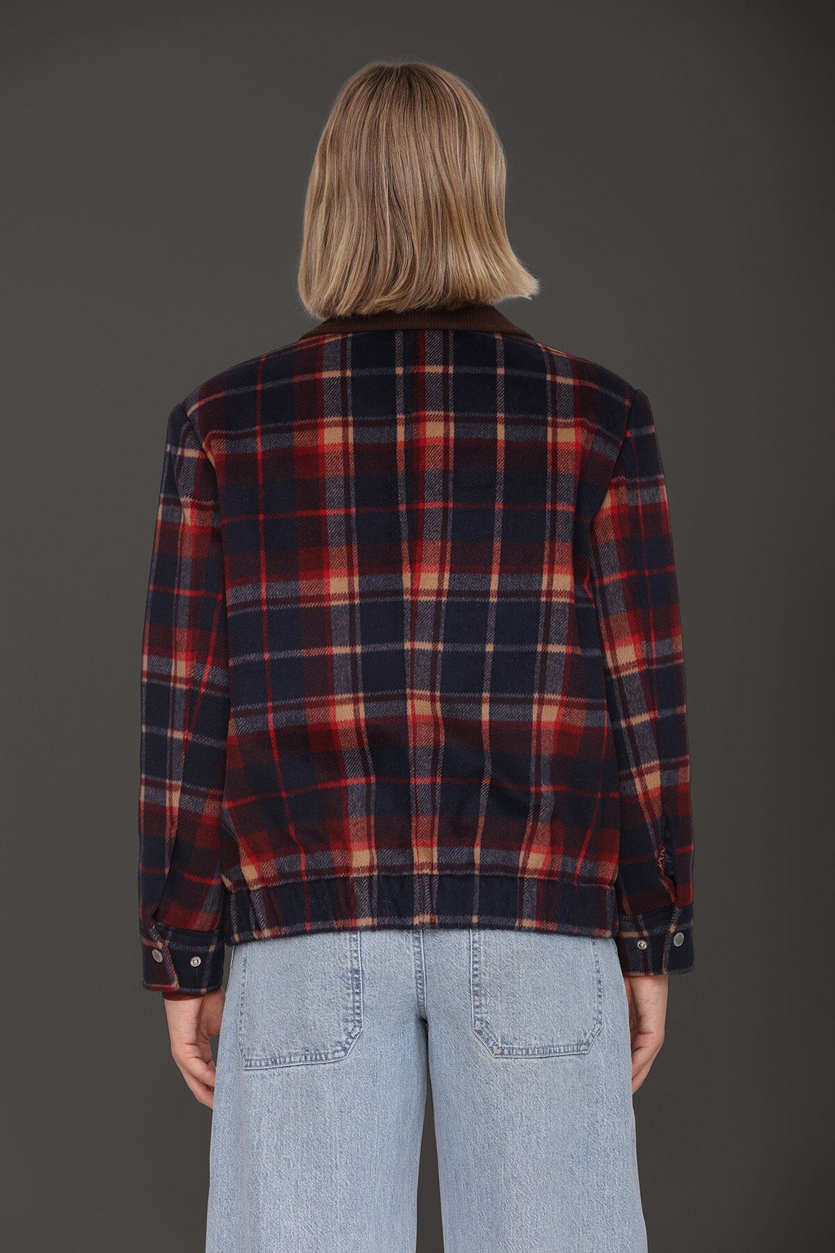 Heritage Plaid Bomber Jacket - Image 6