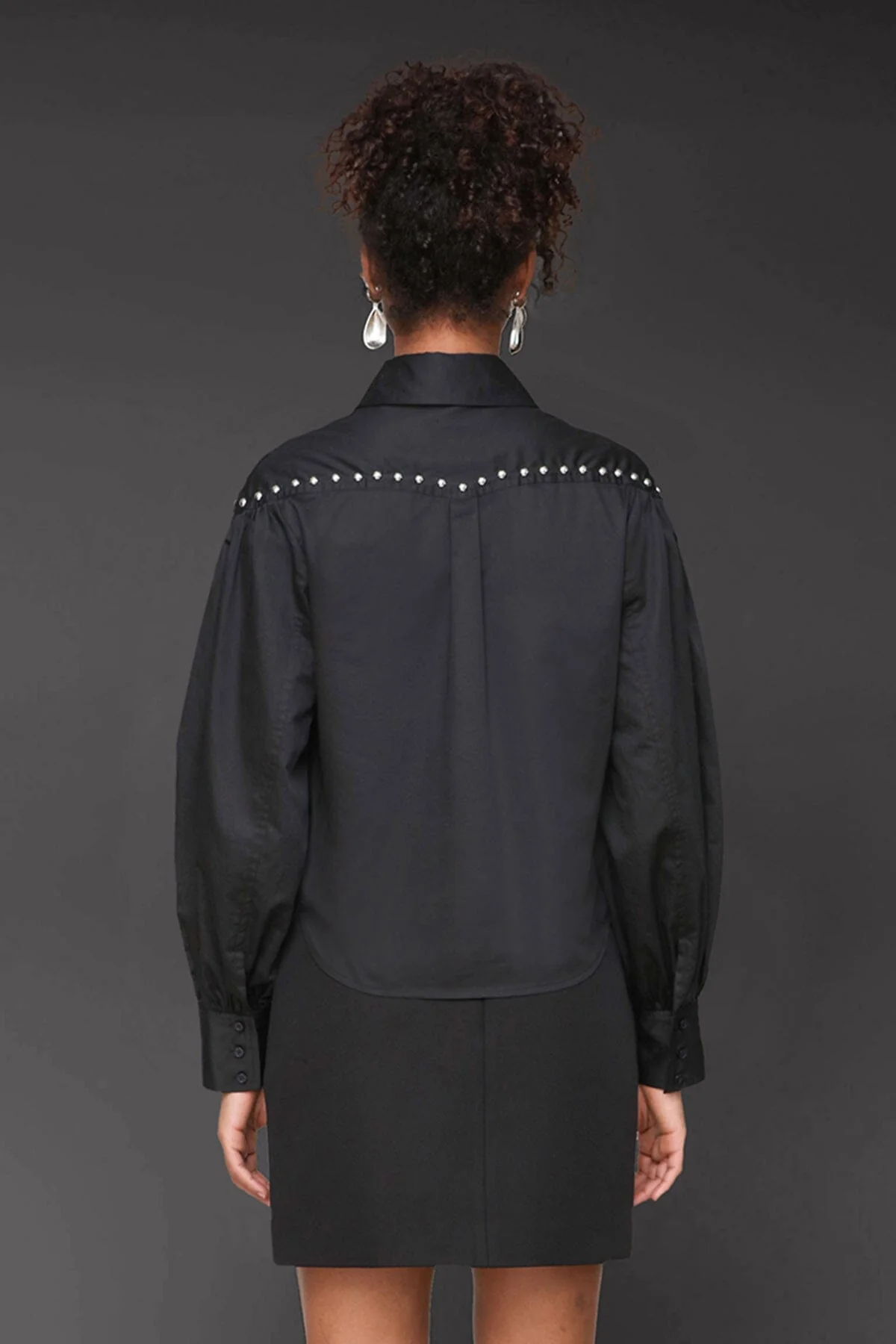 Western Studded Cotton Shirt - Image 5