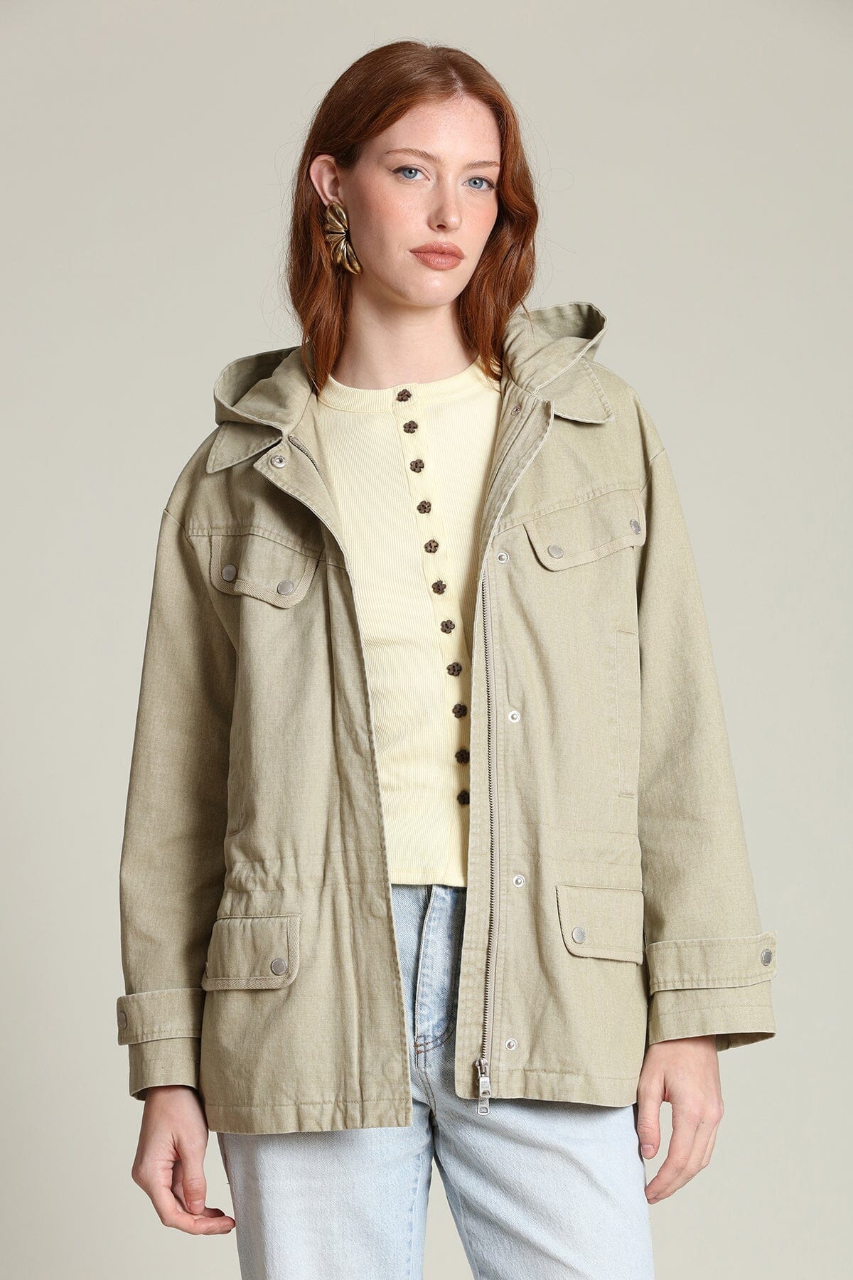 Cotton Hooded Anorak - Image 4