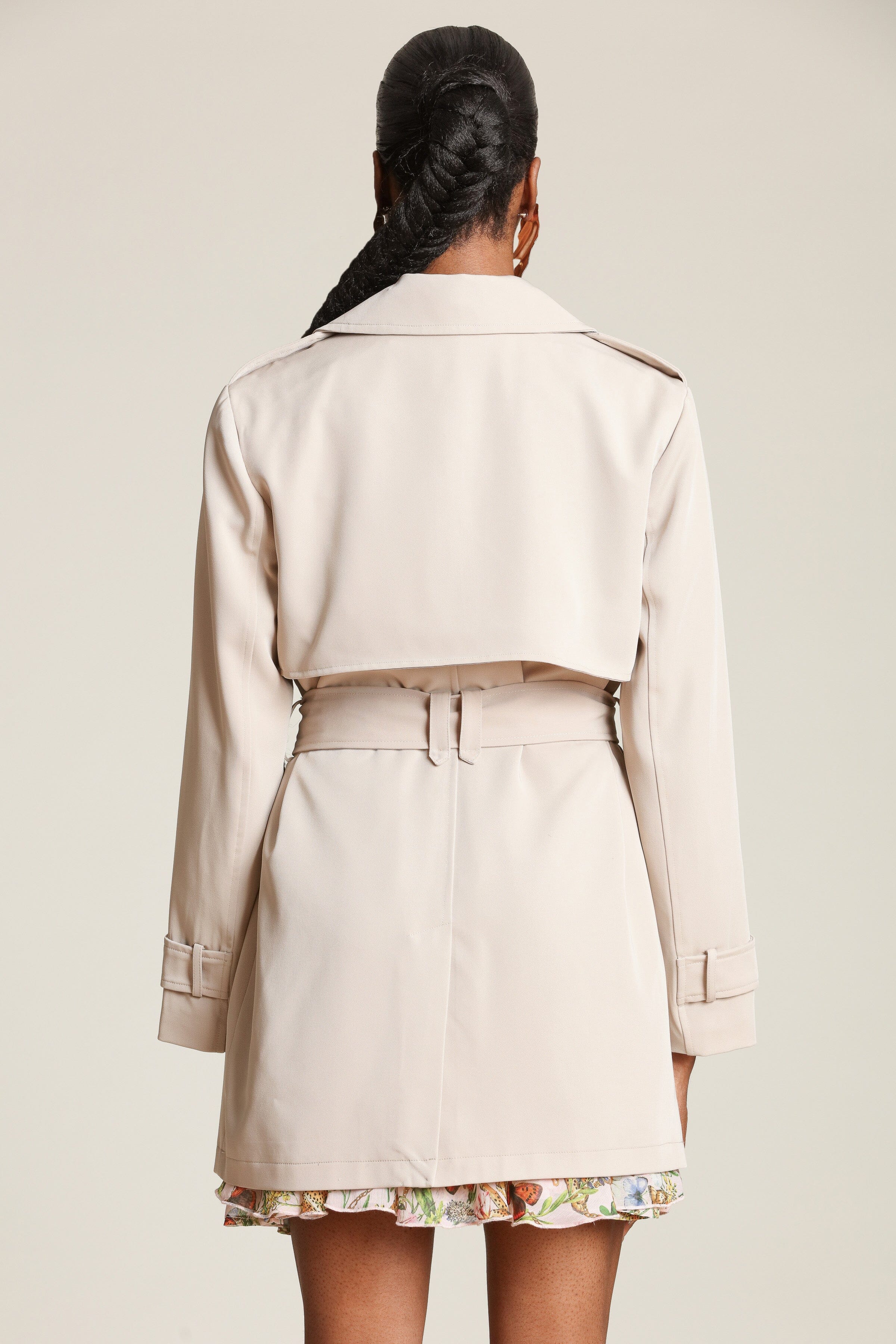 Lightweight Belted Trench Coat - Image 6