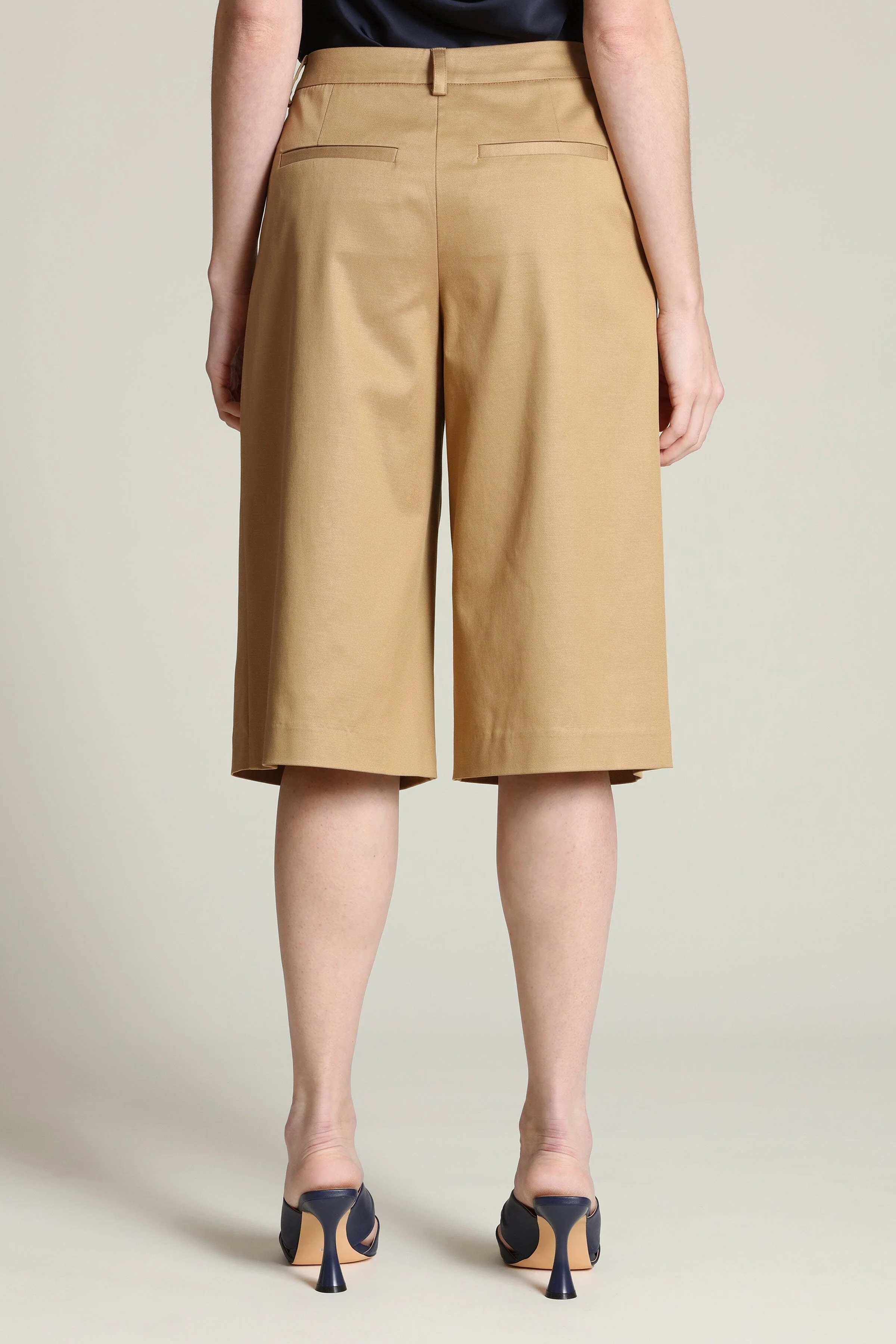 Zip Front Tailored Bermuda Shorts - Image 5